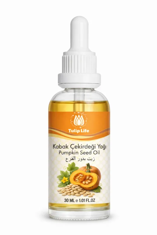 tulip life kabak1new1 Natural & Pure Kabak Çekirdeği Yağı 30 Ml