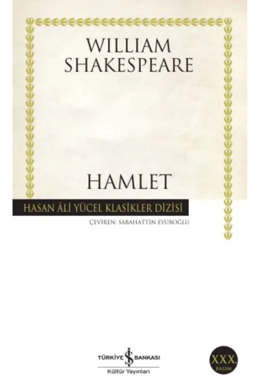 TÜRKİYE İŞ BANKASI KÜLTÜR YAYINLARI KTP-IS-HMLT-01 Hamlet