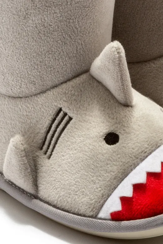 Twigy AA0009 New Shark Çocuk Ev Botu Gri 30/35