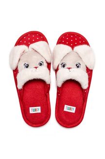 TWİGY Bunny Kadın Ev Terliği Kırmızı 36/41