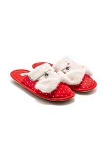 TWİGY Bunny Kadın Ev Terliği Kırmızı 36/41