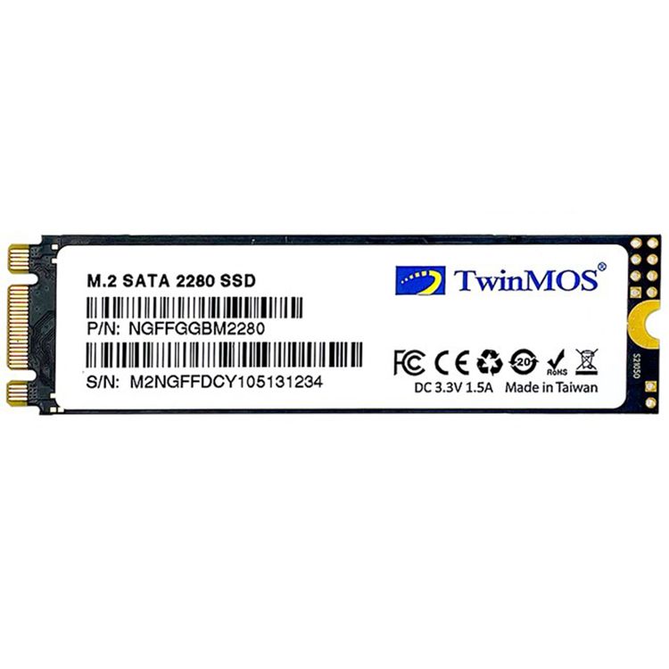 TwinMOS Internal 256GB M.2 SATA3 2280 SSD