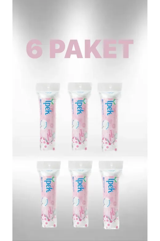 TYBBX3Q6UHDKPHXP09 İpek Makyaj Temizleme Pedi 70Li X 6 Adet