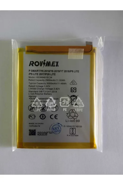 TYCH8DBPYN169944005948807 Huawei P20 Lite (Ane-Lx1) Rovimex Batarya Pil