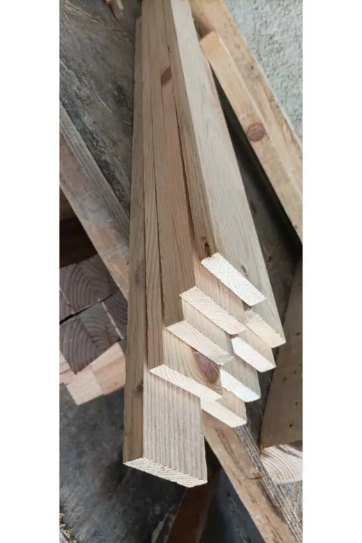 TYCSLHXS5N168872453370614 (5X6 Cm X 250 Cm 10 Adet) Ladin Çıta Ahşap Taslak Tahta Blok Ve Kereste