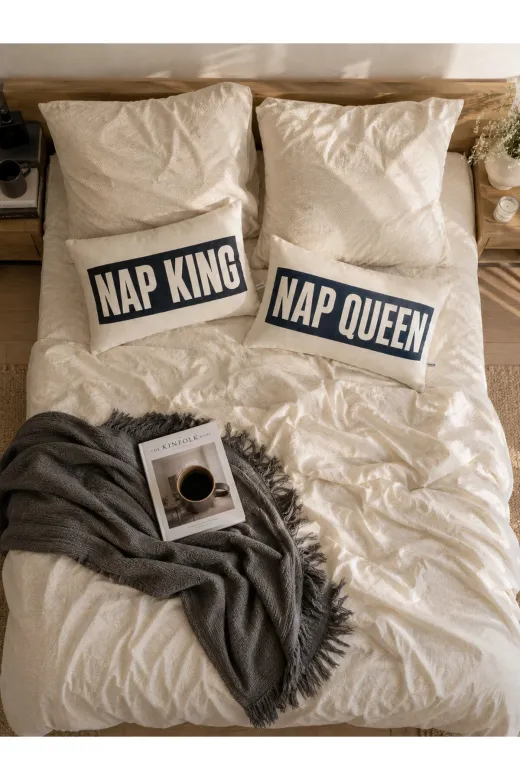 Typoniq Attitude Included TYP25201037 Nap Queen Kırlent Kılıfı 35X50 Cm