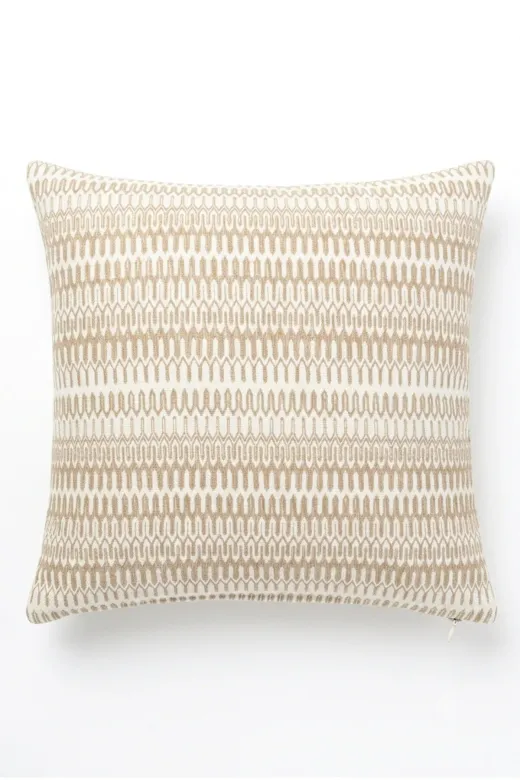 Typoniq Attitude Included TYP25201040 Echo Premium Jakarlı Dokuma Bej Kırlent Kılıfı 43X43 Cm