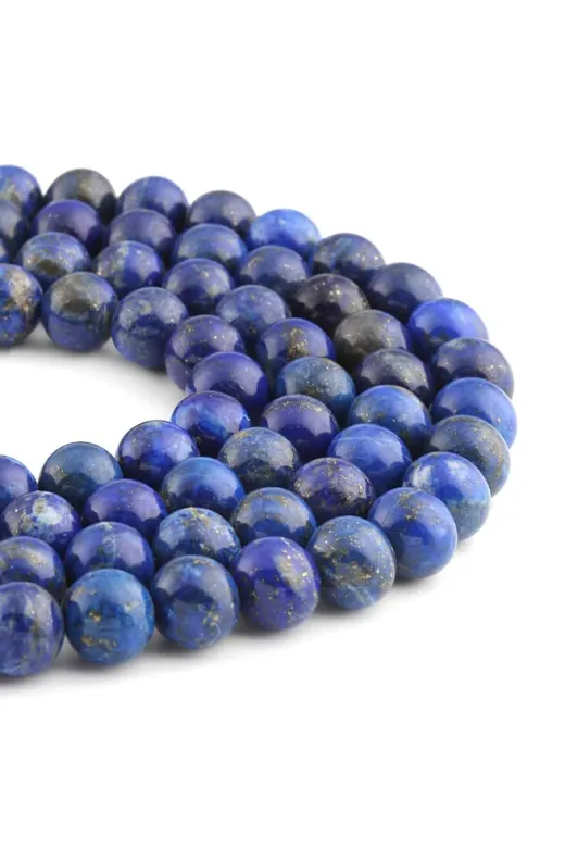Uçar Doğaltaş TYCREH7T4N169614764612628 Lapis Lazuli Doğal Taş Küre Kesim 10Mm Dizi
