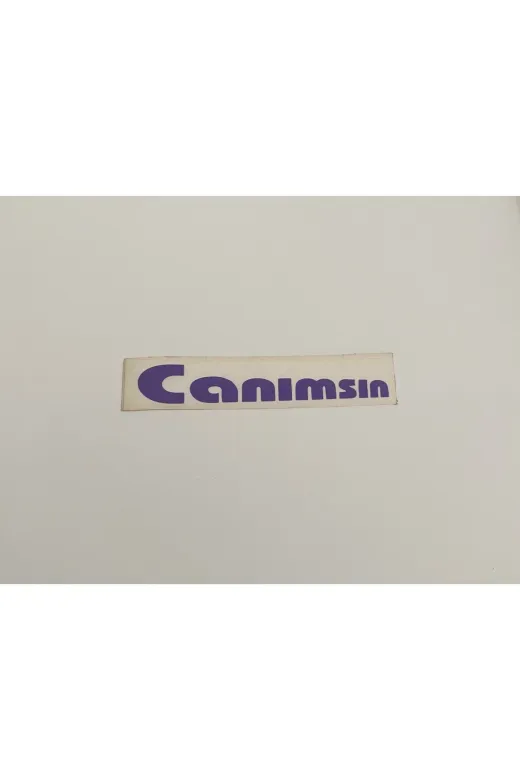 Üçel 601666 “Canimsin” Yapişkanli Araç Sticker Yazi-Araç Arkasi Yazi-Oto Cam Etiket Sticker Yazi