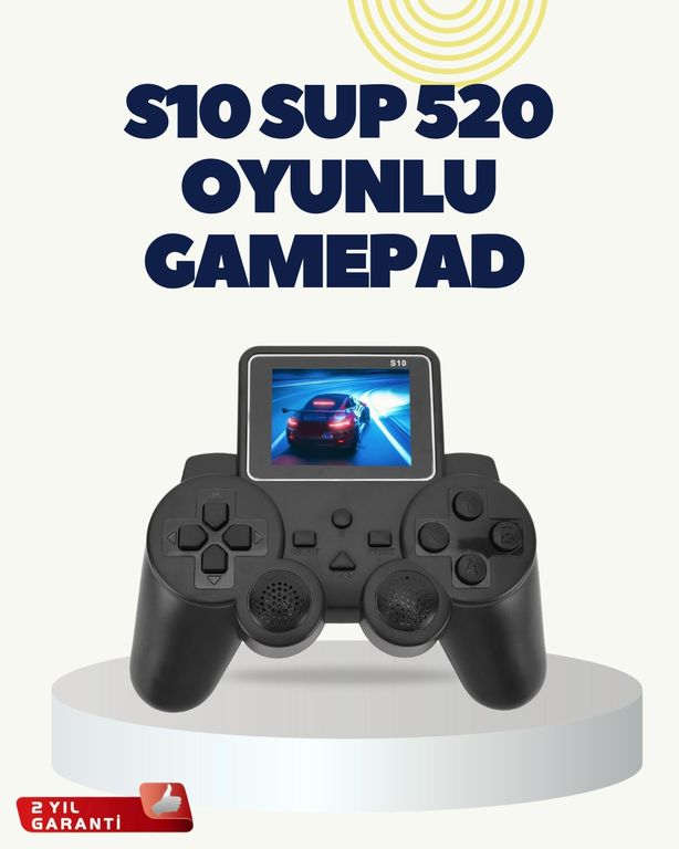 UCUZTEKNO 119921832 Hdmı Destekli S10 Gamepad 520 Oyunlu Tv Ye Bağlanabilir Atari 2025 Model