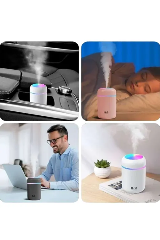 UCUZTEKNO TYC597050BDC6EC2C6C27BB00 Trendlia Sevgiliye Hediye Led Işıklı Ha Nemlendirici Usb Şarjlı Sevgiliye Özel