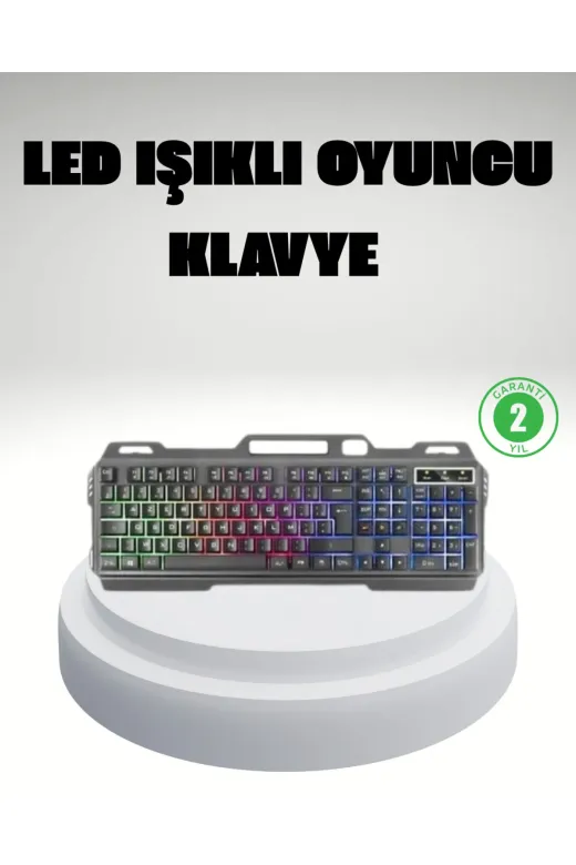UCUZTEKNO TYCA2923E490AC40AA03D4800 Rgb Işıklı Oyuncu Klavye Mouse Seti – Türkçe Q, Ayarlanabilir Dpi, Ergonomik Ve Dayanıklı Tasarım