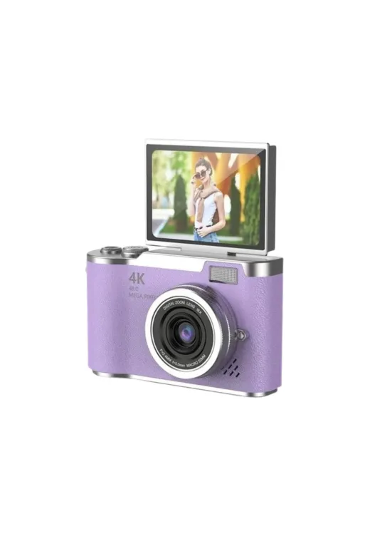 UCUZTEKNO TYCD2E8F561F5DAC99028C600 4K Dijital Kamera 48 Mp Flip Ekran Vlog Ve Fotoğraf Makinesi