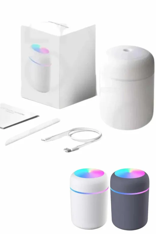 UCUZTEKNO TYCDFD2D8E12D73C7FED02900 Trendlia Humidifier Led Işıklı Mini Ortam Oda Kokusu Aromaterapi Buhardanlık