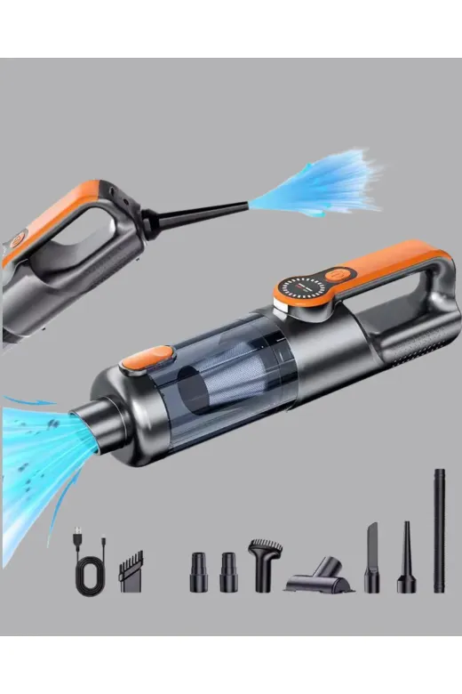 UCUZTEKNO UCZZZ126PLUSSÜPÜRGE-4 Trendlia Taşınabilir Şarjlı El Süpürgesi Çok Yönlü Temizlik 5 Başlıklı Numaratör Hediyeli
