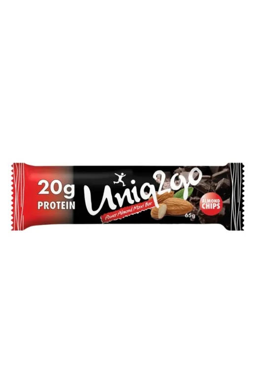 Uniq2go 86806432226818 Power Almond Maxibar 65 Gr %30 Protein 12Li Kutu Ve Peanut Xxl Protein Bar 67 Gr 12 Adet