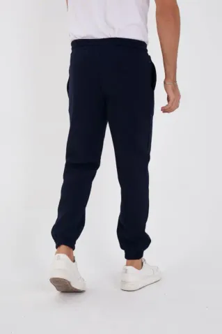 Unisex Kışlık Üç İplik Lastikli Eşofman Pantolon - Lacivert - S - Lacivert