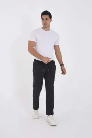 Unisex Üç İplik Basic Eşofman Pantolon - Antrasit - 2XL - Antrasit