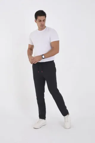 Unisex Üç İplik Basic Eşofman Pantolon - Antrasit - 2XL - Antrasit