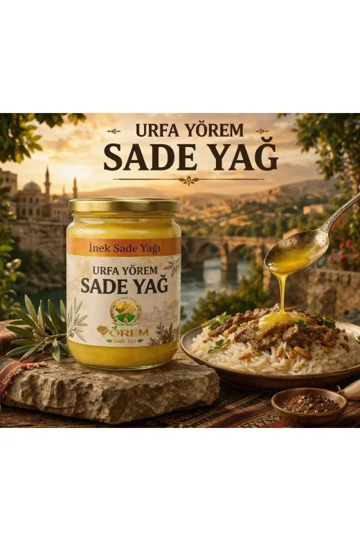 URFA YÖREM 36898 İnek Sade Yağ (Ghee) Sari Yağ Tereyaği Doğal Yağ Sade Yag Sari Yag Tereyagi 1 Kğ