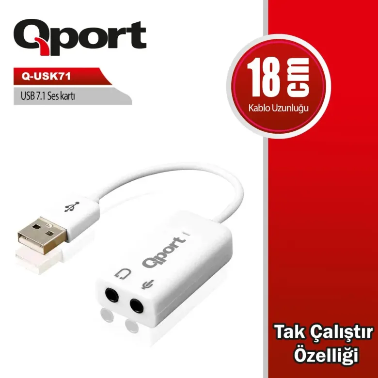 USB TO 7.1 SES KARTI (Q-USK71)