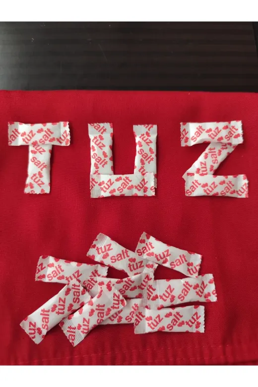 Vatan TYB9F9KO2X7Z7C8X75 Stick Tuz 2Gr 7200 Adet Sızdırmaz Paketlerde 18 Paket Kolide Iyotlu Kaya Tuzu
