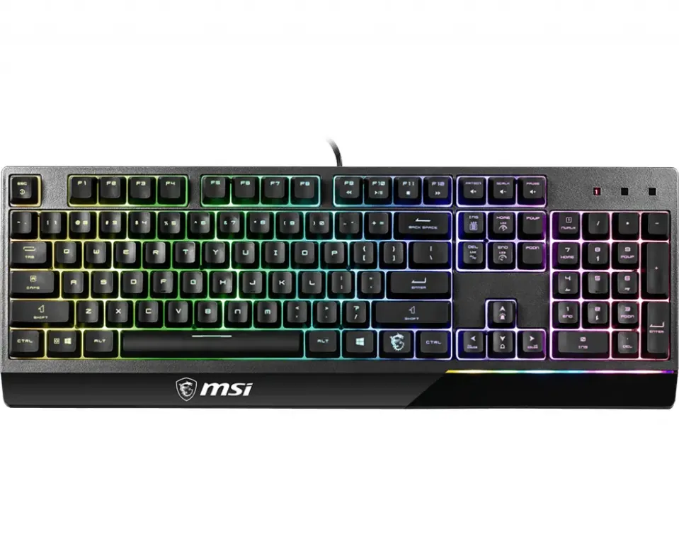 VIGOR GK30 TR GAMING KEYBOARD MEKANIK HISLI 6 BOLGE RGB LED AYDINLATMA SIVI DOKULMESINE DAYANIKLI OYUNCU KLAVYESI