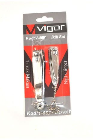 Vigor Tırnak Makası Seti 2Li Aile Set 507 12 Adet B108