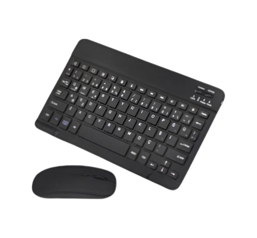 VINTESSY 125537293 Kablosuz Bluetooth Klavye Mouse Seti Wireless Sessiz İnce Tasarım Çoklu Uyumlu