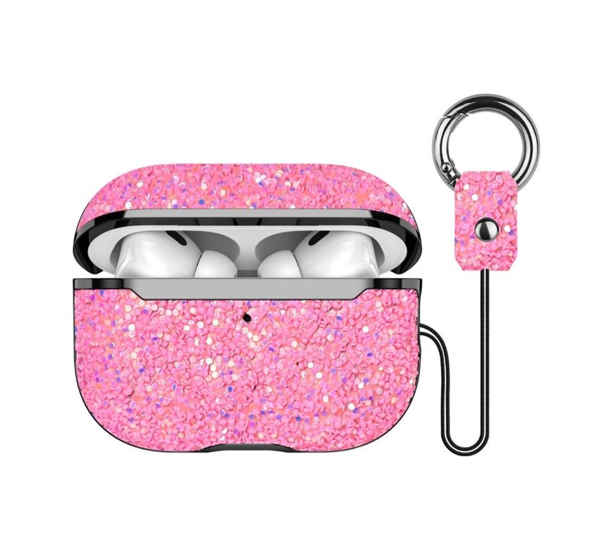 VINTESSY 127976959 Onegif Apple Airpods 2 2.nesil Bright Simli Airpods Kapak - Pembe