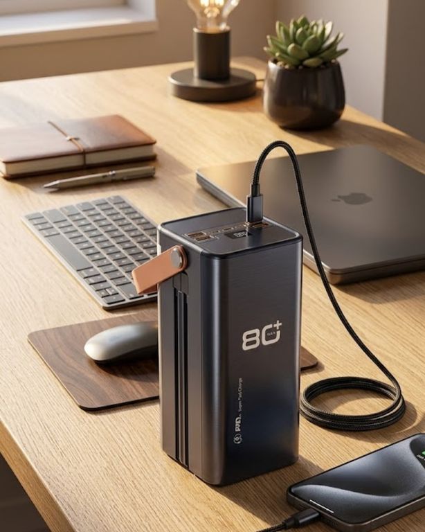 VINTESSY TKNUCZZZ80000POWERBANK-1MKR Yüksek Kapasiteli Powerbank 80000 Mah Hızlı Şarj Özellikli Çok Portlu Taşınabilir Şarj Cihazı Diğer