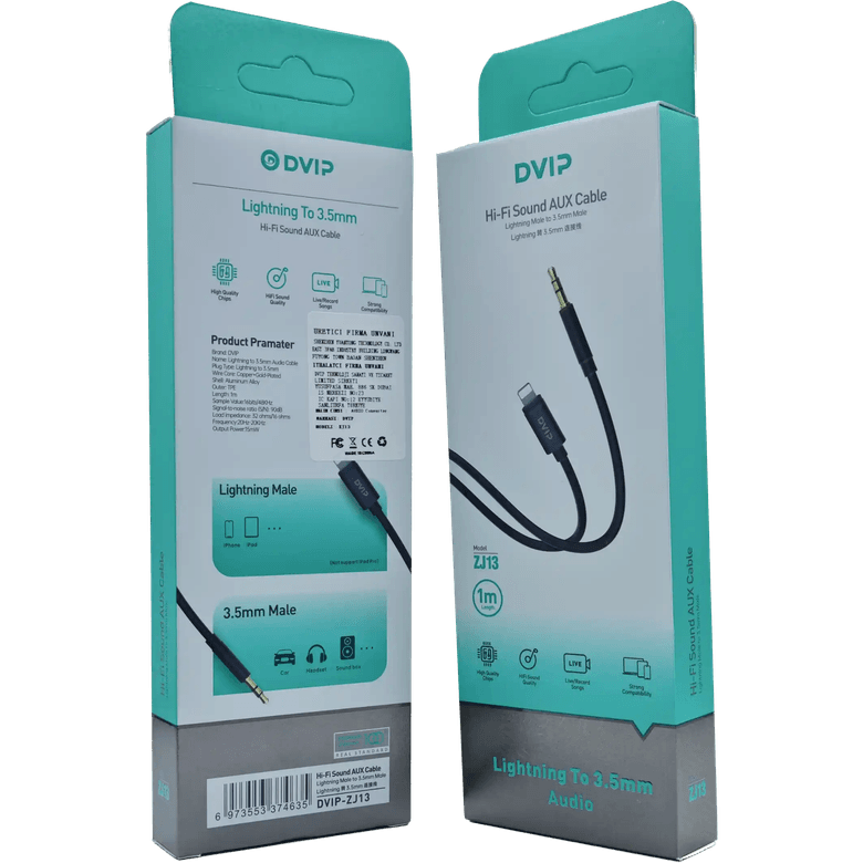 Vnpo1fQbig 1 Metre Aux Çevirici Apple Iphone Lightning Dönüştürücü Dvip Zj13