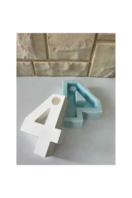 WAMMOLDS adventsk4 Advent Mumları 4 Numara Silikon Kalıp