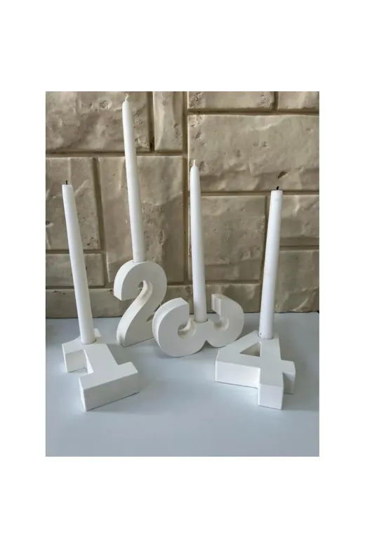 WAMMOLDS adventsk4 Advent Mumları 4 Numara Silikon Kalıp