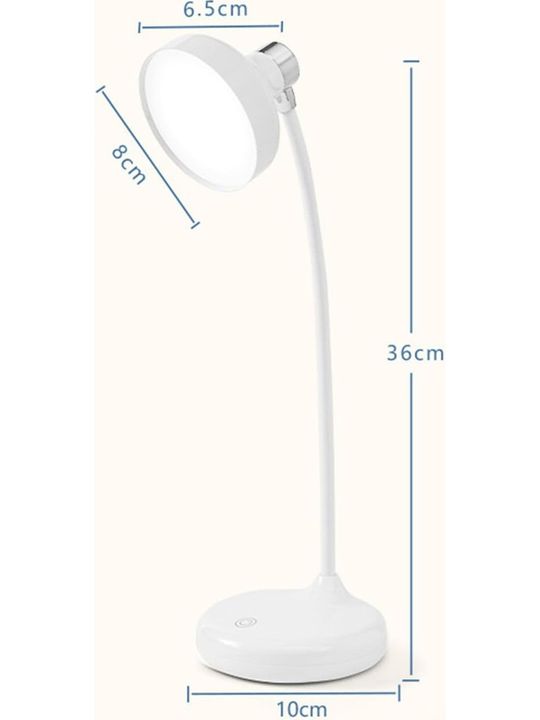 wb-1978 36 Cm Modern Masa Lambası Fele X Ible Boyun Tasarımı Oturma Odası Başucu Lambası Restoran Bar Masa Lambası Usb Şarj Edilebilir Masa Lambası 1978