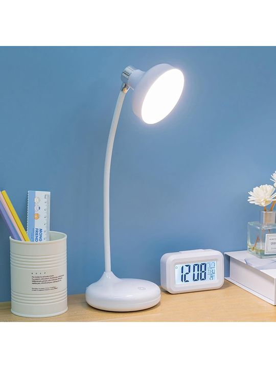 wb-1978 36 Cm Modern Masa Lambası Fele X Ible Boyun Tasarımı Oturma Odası Başucu Lambası Restoran Bar Masa Lambası Usb Şarj Edilebilir Masa Lambası 1978