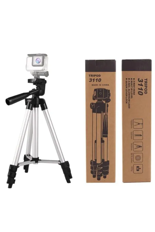 Weifeng dop7141240igo Teköz Profesyonel Tripod 3110 Telefon Tutucu