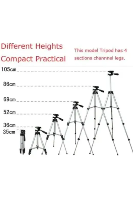 Weifeng dop7141240igo Teköz Profesyonel Tripod 3110 Telefon Tutucu