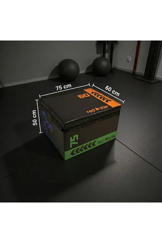 whiteface Soft Plyobox Küp 50×60×75 Cm (Crs-114) Plyometric Box Zıplama Kutusu Profesyonel