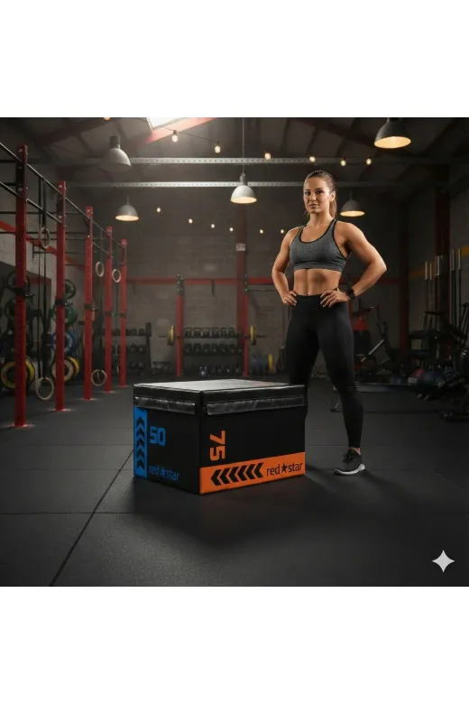 whiteface Soft Plyobox Küp 50×60×75 Cm (Crs-114) Plyometric Box Zıplama Kutusu Profesyonel