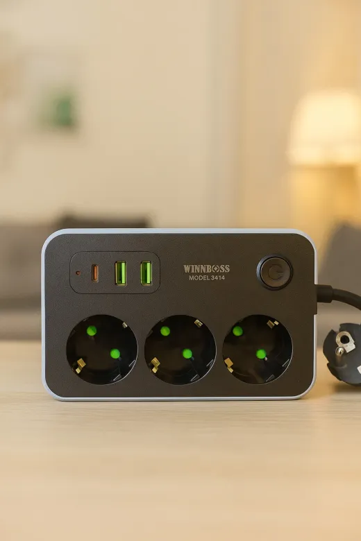 Winboss Model3414 Winnboss 3 Type-C + Usb Termal Akım Korumalı Uzatma Kablosu – Model 3414