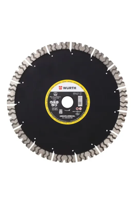 Würth 5526662353 Elmas Kesme Diski Ls Rs Şantiye Sessiz Elmas Kesme Taşi-Br30/25,4-D350