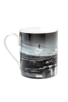 X Istanbul Modern Othmar Pferschy,galata Köprüsü’nde Gece Mug