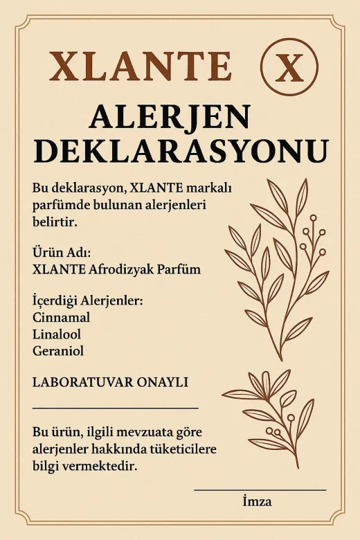 XLANTE x20250001 Lumora Erkek Parfüm 50Ml Edp – Kalıcı Ve Çekici Erkek Kokusu