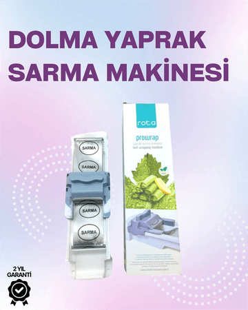 Yaprak Sarma Makinesi – Üzüm, Lahana ve Pazı İçin Otomatik Sarım Kolaylığı.