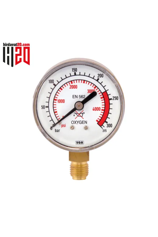 Yıldız Gaz Armatürleri Yildiz 51315 Basinç Göstergesi 0-315 Oksijen Giriş