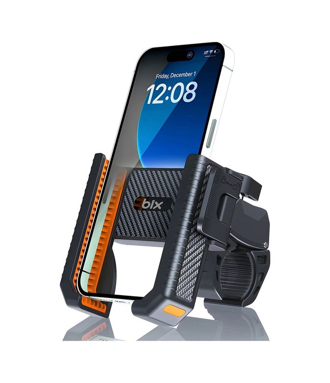 YNT 55EM-EM-telefon tutucu2 Gidon Bağlantılı Bisiklet Motosiklet İçin Esnek Abs 4-7.8 İnç Telefon Tutucu 360 Dönebilen Tasarım
