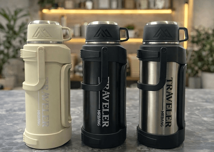 YNT İthalat KH-ALK4639 1200 Ml Çift Katmanlı Vakumlu Paslanmaz Çelik Termos Alk4639