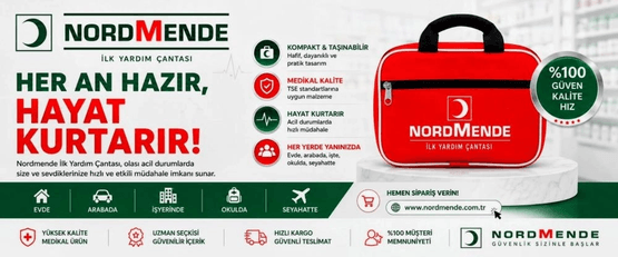 YNT İthalat ND-751 İlk Yardım Çantası Acil Müdahale Seti – Araç, Ev, Ofis Ve Seyahat İçin