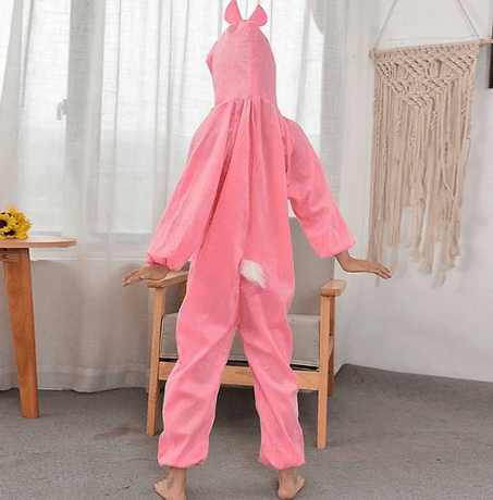 YNT İthalat SM-SMR-B153-2 Çocuk Tavşan Kostümü Pembe Renk 2-3 Yaş 80 Cm